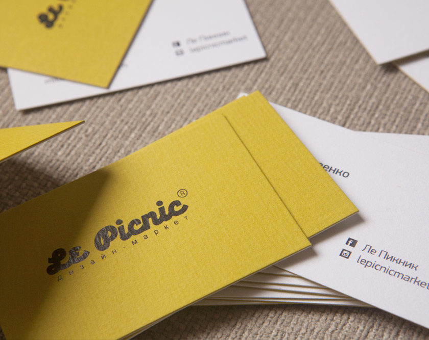 Визитки Le Picnic
