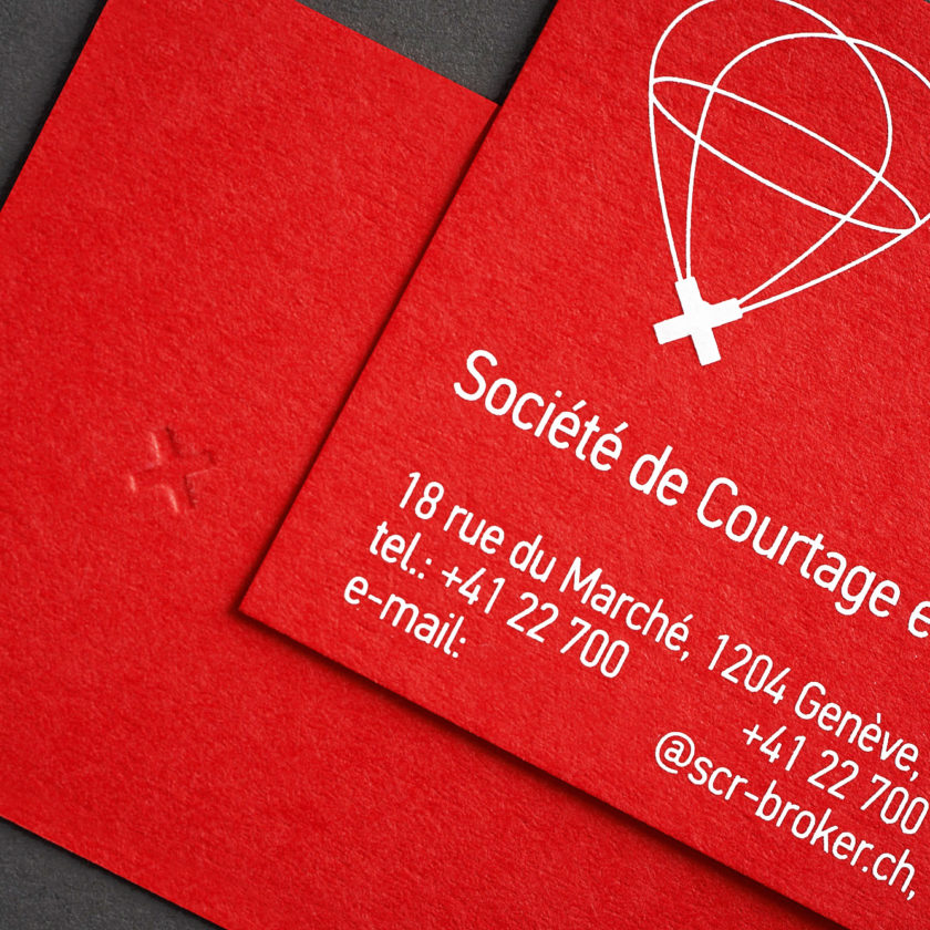 Визитки Societe de Courtage